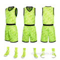 Nieuw design sublimatie basketbal jersey uniform set